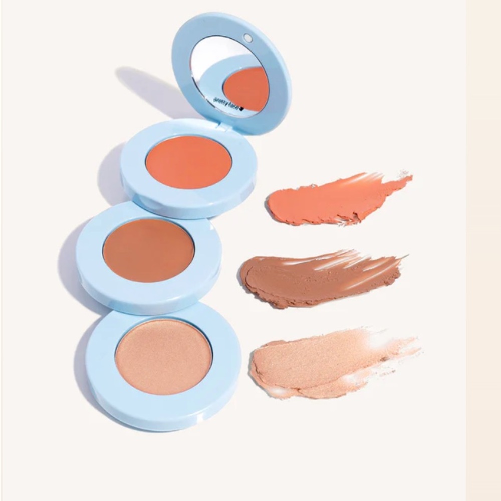 ALLEYOOP 3-in1 STACK THE ODDS BLUSH BRONZER HIGHLIGHTER PACK - SUNKISSED